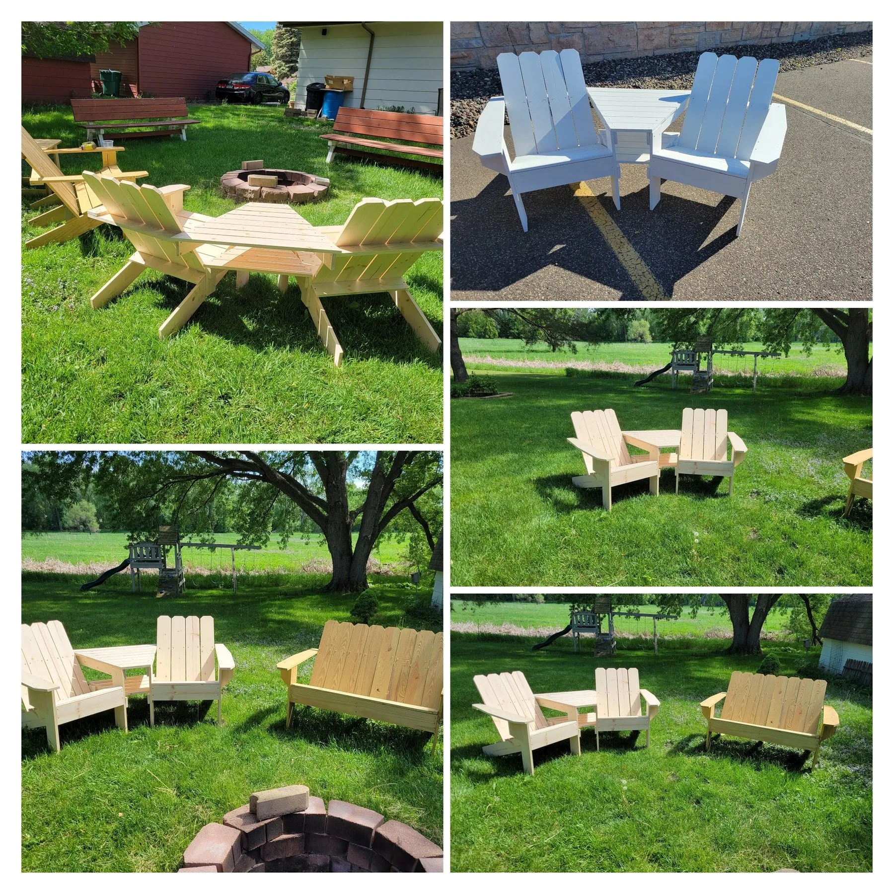 Outdoor Furniture: Adirondack Bench example